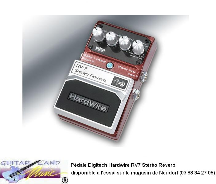 Pedale Digitech HardWire RV7 Stereo Reverb